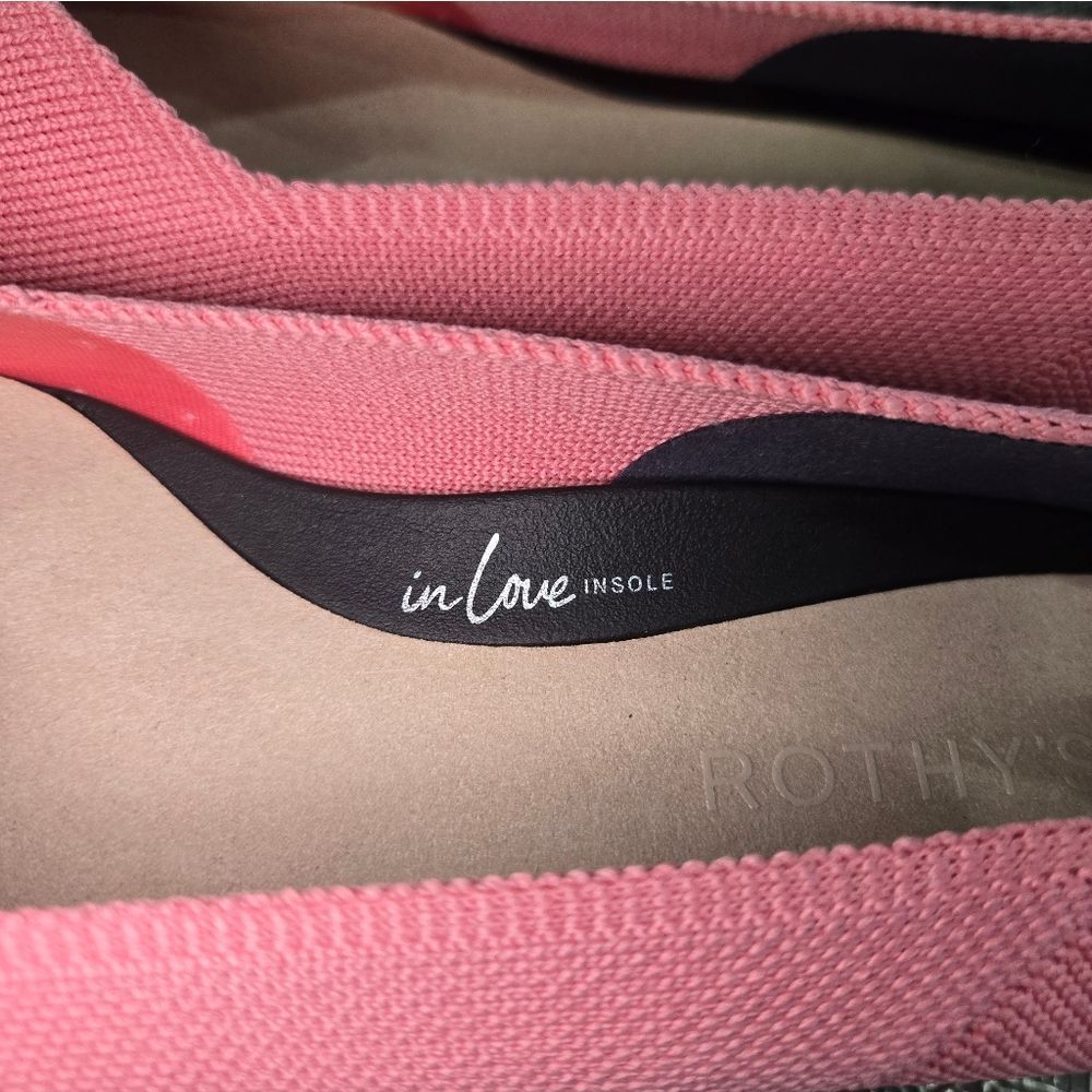 🐢 Rothy's The High Point Tulip Pink 🩷 Size 6.5 NWOT - Picture 10 of 11